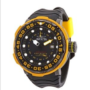 Invicta 52mm Pro Diver automatic black & yellow